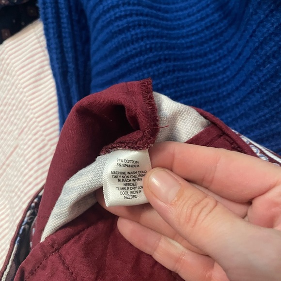 LOFT RIVIERA 4” COTTON BOHO PRINT SHORTS SIZE 4 - Picture 4 of 5